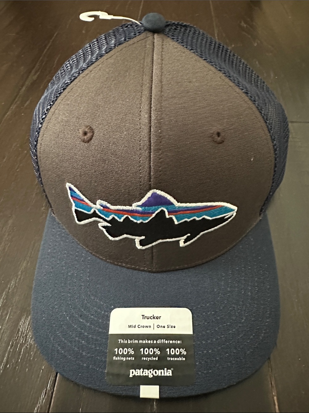 Patagonia Fitz Roy Trout Trucker Hat NWT